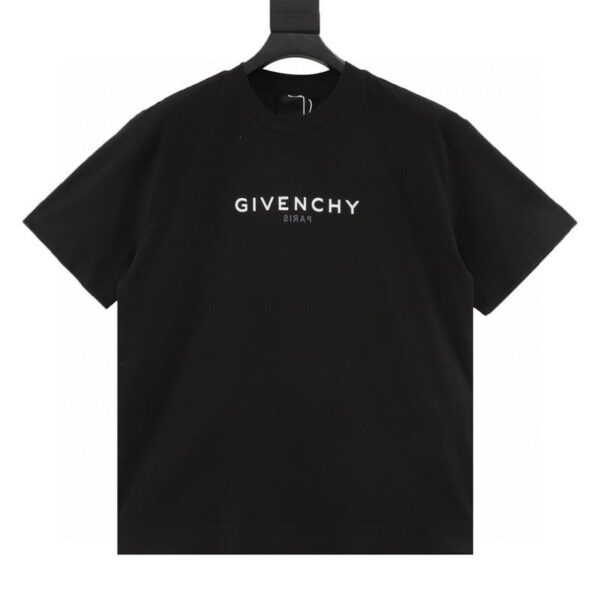 designer,replica,clothing,fake,1:1,lv,luxury,high quality Givenchy front and back reverse printed short sleeves (E07E)