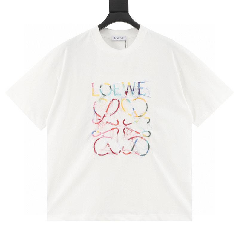 designer,replica,clothing,fake,1:1,lv,luxury,high quality Loewe 25ss colorful tassel embroidered short-sleeved T-shirt (592D) designer,replica,clothing,fake,1:1,lv,luxury,high quality Loewe 25ss colorful tassel embroidered short-sleeved T-shirt (592D)