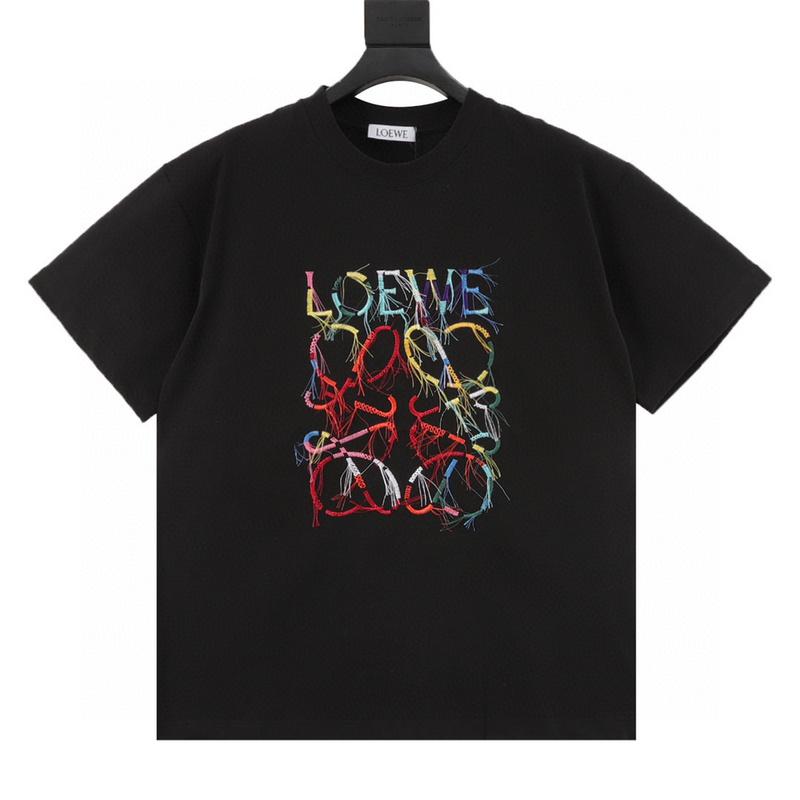 designer,replica,clothing,fake,1:1,lv,luxury,high quality Loewe 25ss colorful tassel embroidered short-sleeved T-shirt (DB37) designer,replica,clothing,fake,1:1,lv,luxury,high quality Loewe 25ss colorful tassel embroidered short-sleeved T-shirt (DB37)