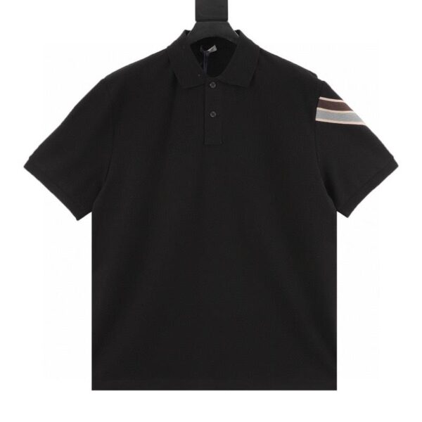 designer,replica,clothing,fake,1:1,lv,luxury,high quality MONCLER Sleeve Web Short Sleeve POLO Shirt (EB92)