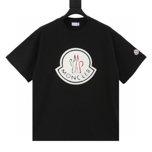 designer,replica,clothing,fake,1:1,lv,luxury,high quality Moncler towel embroidered logo short sleeves (6E89)