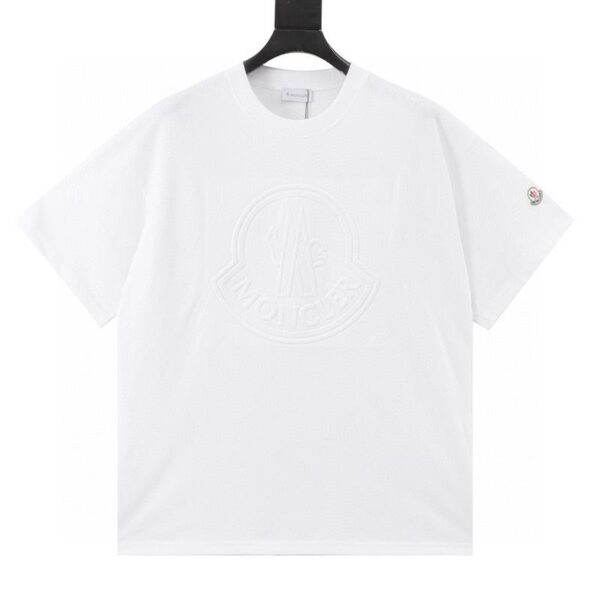 designer,replica,clothing,fake,1:1,lv,luxury,high quality Moncler embossed logo short sleeves (36AD)