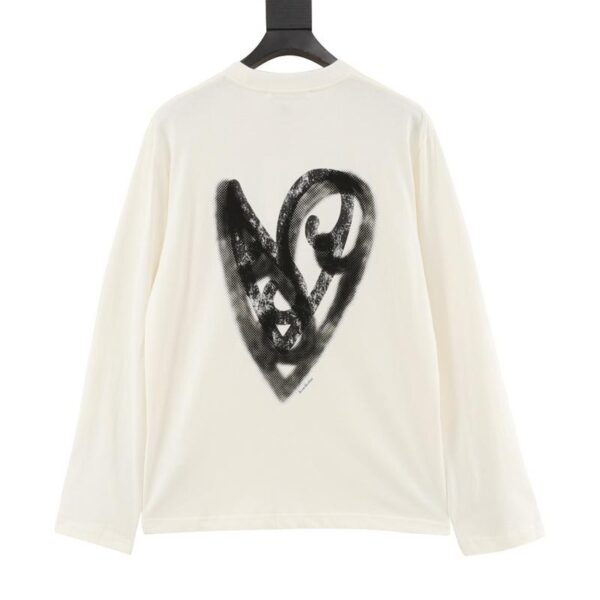 designer,replica,clothing,fake,1:1,lv,luxury,high quality Acne Studios new product AS love printed long-sleeved T-shirt (0ADB)