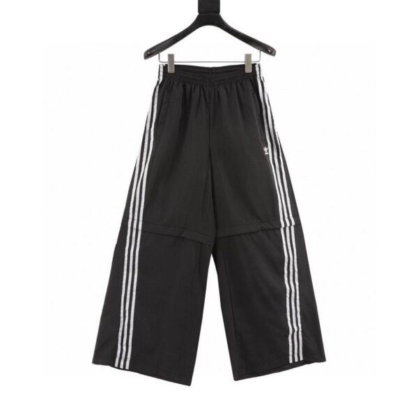 designer,replica,clothing,fake,1:1,lv,luxury,high quality Adidas Clover removable twist suit badge small logo zipper trousers (EFCC)