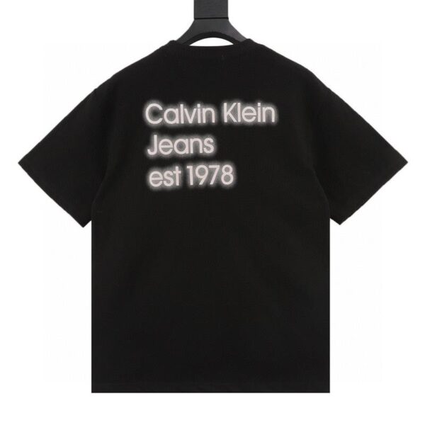 designer,replica,clothing,fake,1:1,lv,luxury,high quality Calvin Klein CK small embroidery printed short sleeves on the back (34E5)
