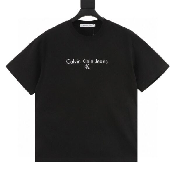 designer,replica,clothing,fake,1:1,lv,luxury,high quality Calvin Klein CK printed logo short-sleeved T-shirt (4C44)