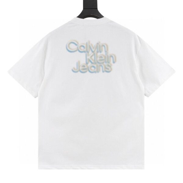 designer,replica,clothing,fake,1:1,lv,luxury,high quality Calvin Klein CK printed logo short-sleeved T-shirt (5C18)