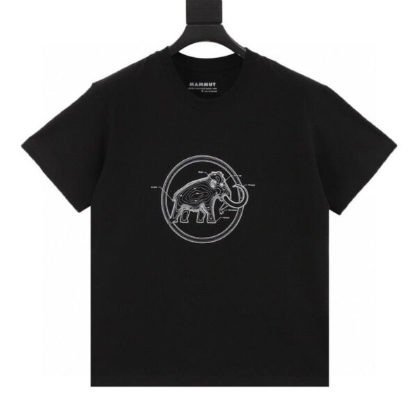 designer,replica,clothing,fake,1:1,lv,luxury,high quality MAMMUT brand logo printed pattern comfortable, breathable and soft round neck (EB2C)