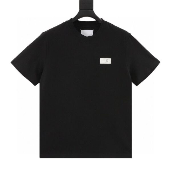 designer,replica,clothing,fake,1:1,lv,luxury,high quality Maison Margiela new simple leather brand stamp T-shirt (93B1)