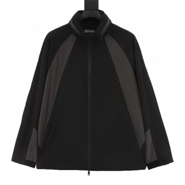 designer,replica,clothing,fake,1:1,lv,luxury,high quality Zegna patchwork lightweight jacket (0E68)