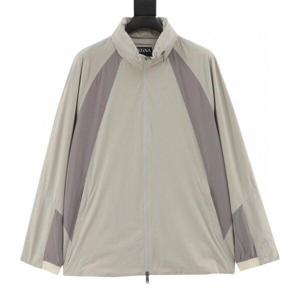 designer,replica,clothing,fake,1:1,lv,luxury,high quality Zegna patchwork lightweight jacket (888D)