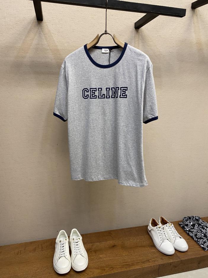 designer,replica,clothing,fake,1:1,lv,luxury,high quality Celine flocked printed round neck short sleeves (7EB4) designer,replica,clothing,fake,1:1,lv,luxury,high quality Celine flocked printed round neck short sleeves (7EB4)