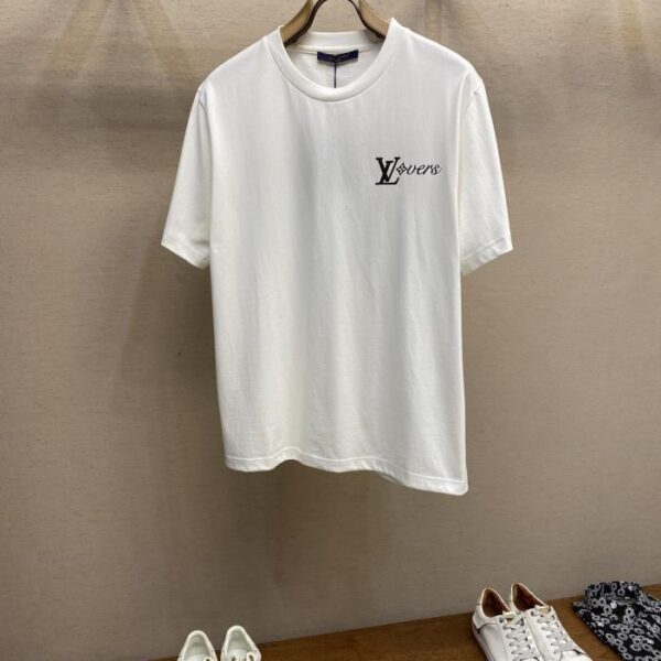 designer,replica,clothing,fake,1:1,lv,luxury,high quality Louis Vuitton three-dimensional printed Fei Dong Home Series cotton short-sleeved T-shirt (9DD3)