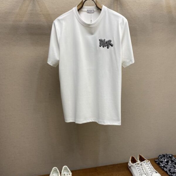 designer,replica,clothing,fake,1:1,lv,luxury,high quality Dior towel embroidery craft logo couple style short sleeves (7630)