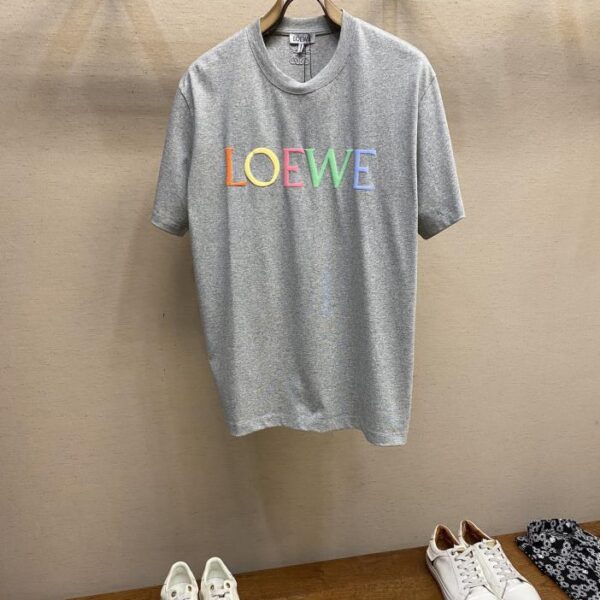 designer,replica,clothing,fake,1:1,lv,luxury,high quality Loewe candy three-dimensional print cotton half-sleeve T-shirt (1C14)