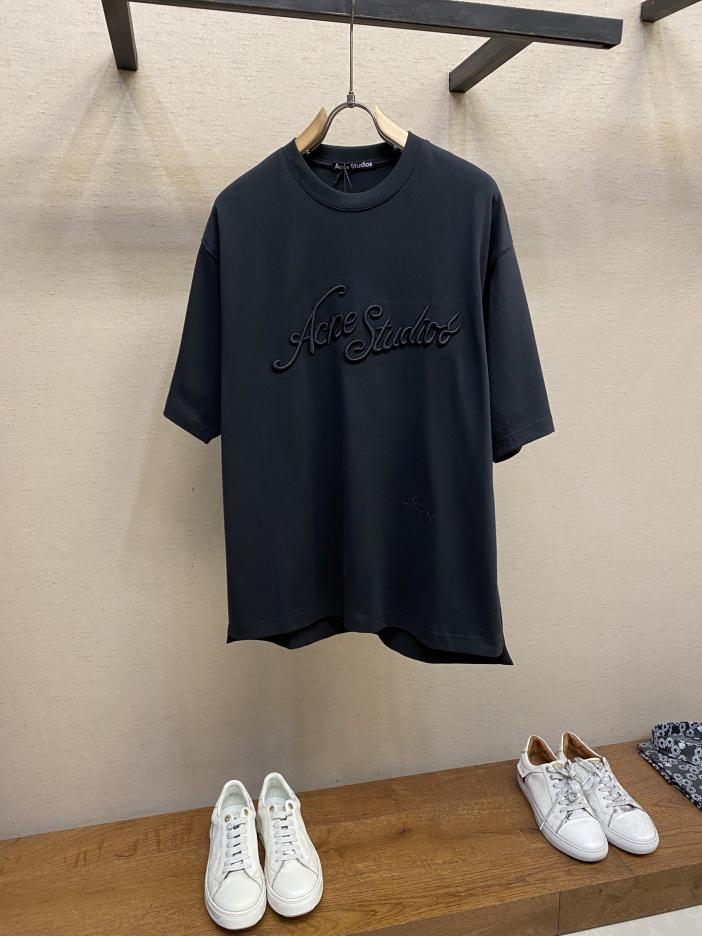 designer,replica,clothing,fake,1:1,lv,luxury,high quality Acne Studios summer new heavy industry embroidery logo pink short-sleeved T-shirt (388F) designer,replica,clothing,fake,1:1,lv,luxury,high quality Acne Studios summer new heavy industry embroidery logo pink short-sleeved T-shirt (388F)
