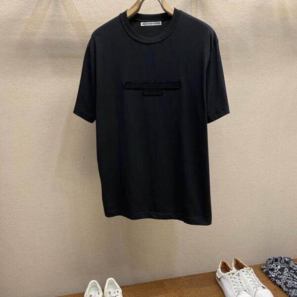 designer,replica,clothing,fake,1:1,lv,luxury,high quality Alexander Wang new spring and summer appliqué embroidered short-sleeved T-shirt (87CC)