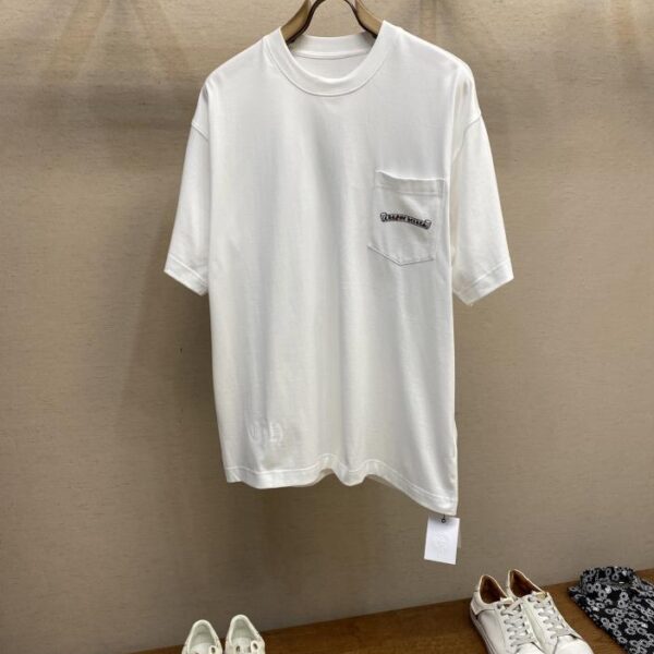 designer,replica,clothing,fake,1:1,lv,luxury,high quality Chrome Heart Chrome Heart new loose cotton round neck short sleeves for men and women (E50F)
