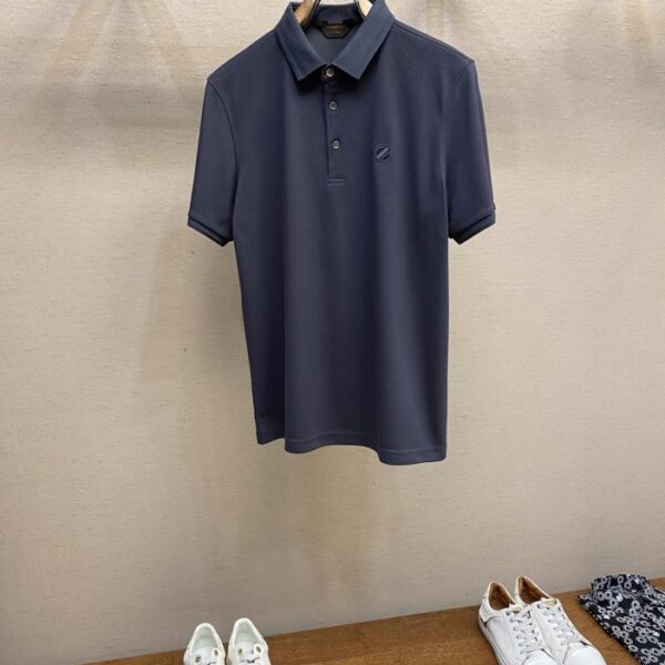 designer,replica,clothing,fake,1:1,lv,luxury,high quality Zzegna new pure cotton elastic cotton short-sleeved T-shirt (7F74)
