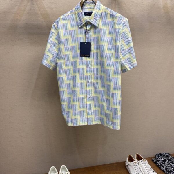 designer,replica,clothing,fake,1:1,lv,luxury,high quality LV ladder pattern print (509B)