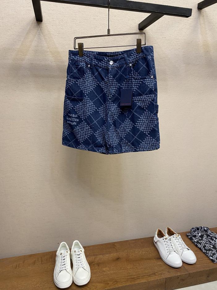 designer,replica,clothing,fake,1:1,lv,luxury,high quality LV V diamond check work pocket denim shorts (F7A9) designer,replica,clothing,fake,1:1,lv,luxury,high quality LV V diamond check work pocket denim shorts (F7A9)