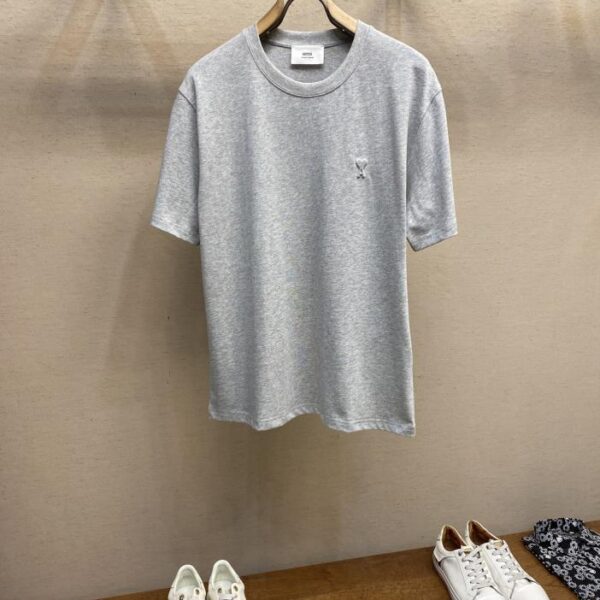 designer,replica,clothing,fake,1:1,lv,luxury,high quality AMI three-dimensional love short-sleeved T-shirt (03D4)