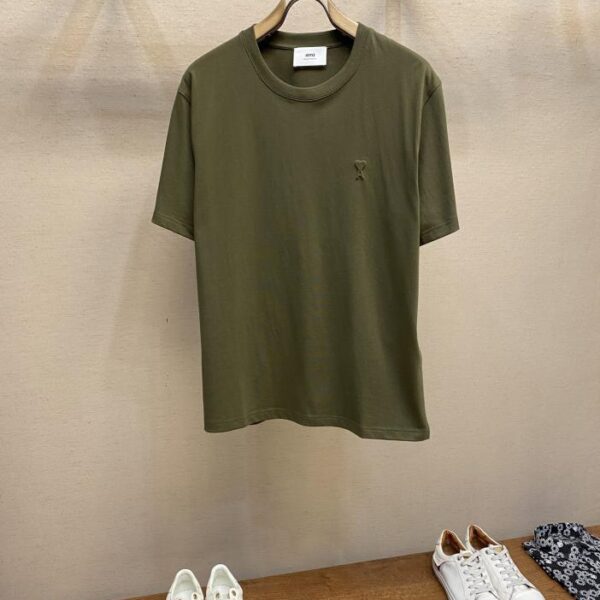 designer,replica,clothing,fake,1:1,lv,luxury,high quality AMI three-dimensional love short-sleeved T-shirt (D3A6)