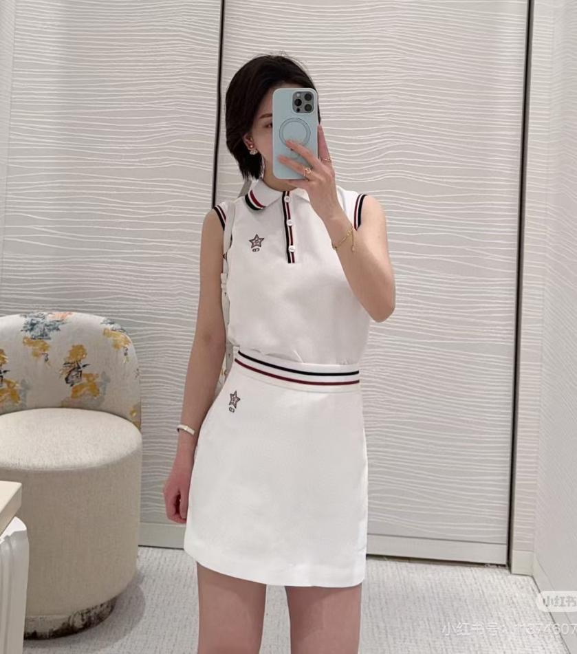 designer,replica,clothing,fake,1:1,lv,luxury,high quality Dior new spring and summer embroidered lapel buttoned tennis style polo sleeveless top (5787) designer,replica,clothing,fake,1:1,lv,luxury,high quality Dior new spring and summer embroidered lapel buttoned tennis style polo sleeveless top (5787)