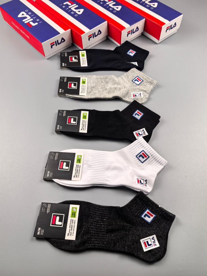designer,replica,clothing,fake,1:1,lv,luxury,high quality FILA new summer product pure cotton socks, comfortable and breathable, 5 pairs in a box (DD92) designer,replica,clothing,fake,1:1,lv,luxury,high quality FILA new summer product pure cotton socks, comfortable and breathable, 5 pairs in a box (DD92)