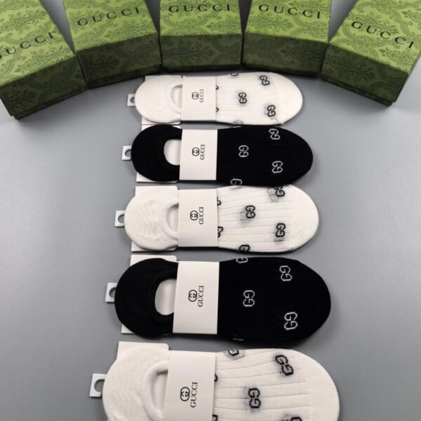 designer,replica,clothing,fake,1:1,lv,luxury,high quality GUCCI official website simultaneously releases the best-selling model in major counters, pure cotton quality, 5 pairs in a box (A3A2)