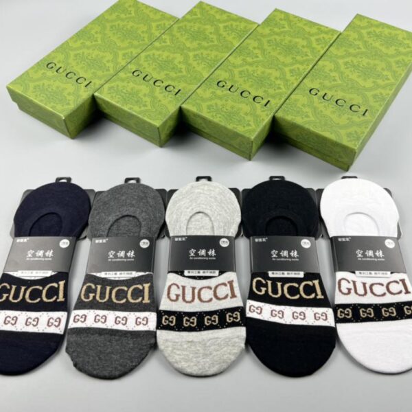 designer,replica,clothing,fake,1:1,lv,luxury,high quality GUCCI official website simultaneously releases the best-selling model in all major counters, pure cotton quality, 5 pairs in a box (CD25)