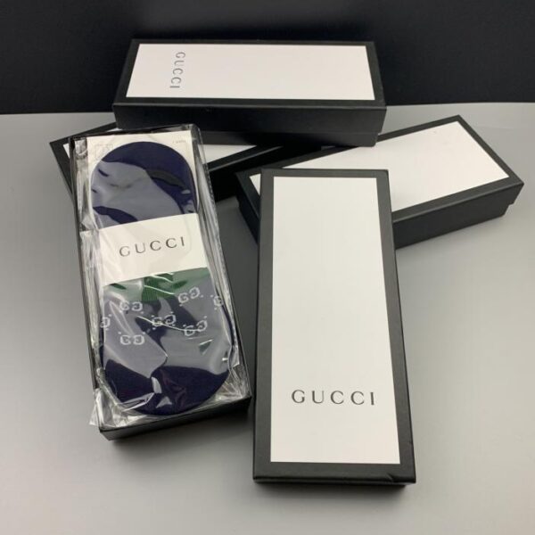 designer,replica,clothing,fake,1:1,lv,luxury,high quality GUCCI new summer invisible socks, pure cotton quality, comfortable and breathable, heel hot glue upgrade to prevent falling out, 5 pairs in a box (7835)