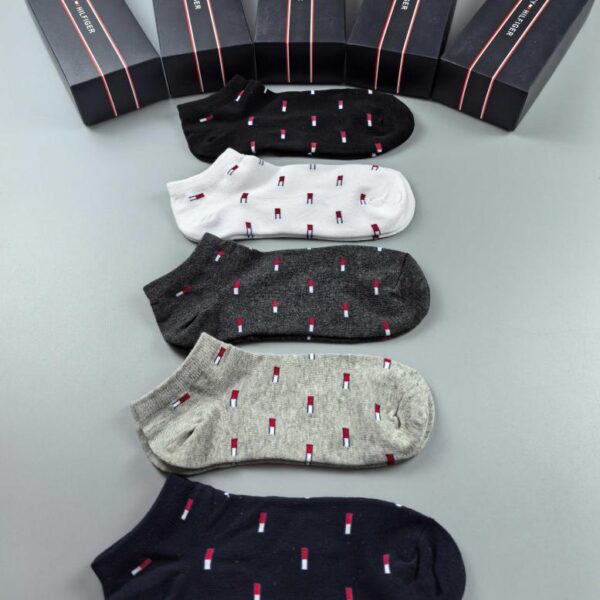 designer,replica,clothing,fake,1:1,lv,luxury,high quality TOMMY HILFIGER new style pure cotton, comfortable and breathable, strong deodorant and antibacterial, 5 pairs in a box (1CB5)