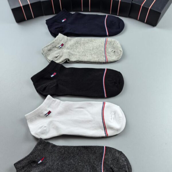 designer,replica,clothing,fake,1:1,lv,luxury,high quality TOMMY HILFIGER new style pure cotton, comfortable and breathable, strong deodorant and antibacterial, 5 pairs in a box (9317)