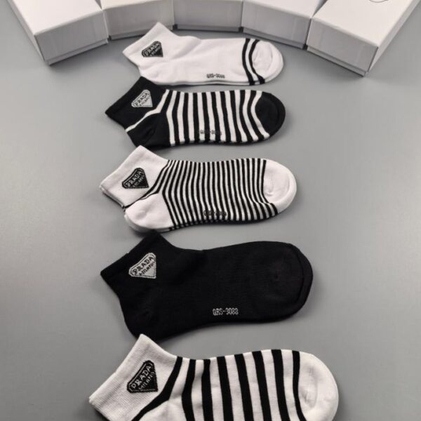 designer,replica,clothing,fake,1:1,lv,luxury,high quality One of PRADA’s new best-selling products is combed cotton quality, 5 pairs in a box (41DF)