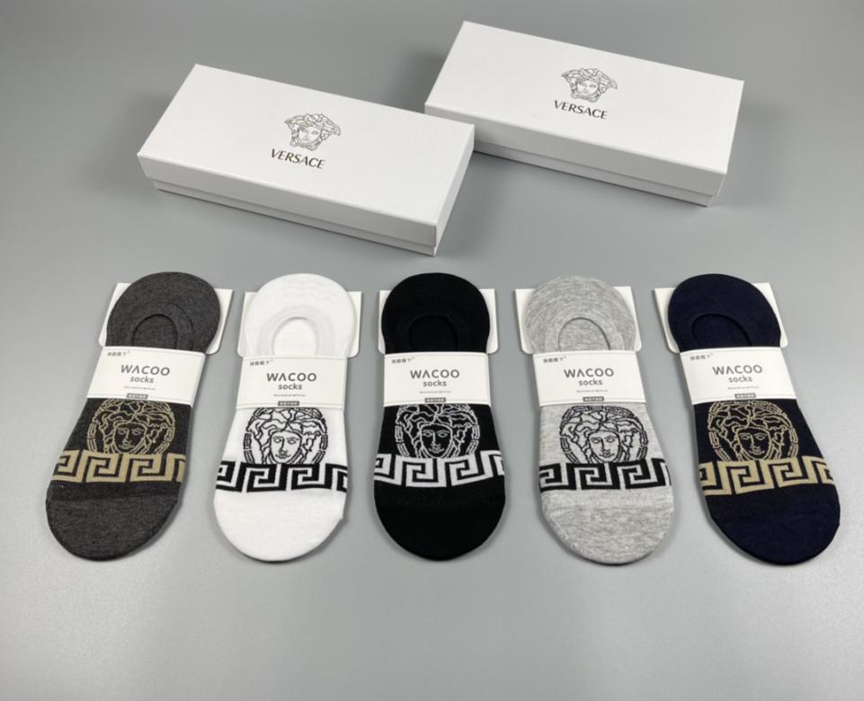 designer,replica,clothing,fake,1:1,lv,luxury,high quality VERSACE pure cotton quality, comfortable on the feet, sweat-absorbent and breathable, 5 pairs in a box (83B3) designer,replica,clothing,fake,1:1,lv,luxury,high quality VERSACE pure cotton quality, comfortable on the feet, sweat-absorbent and breathable, 5 pairs in a box (83B3)