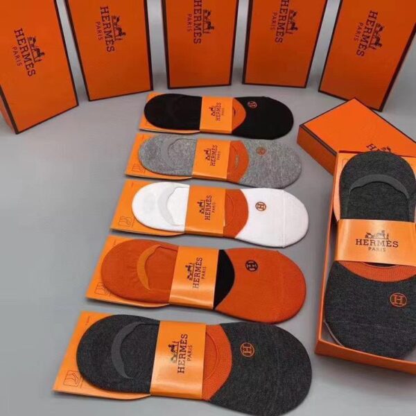 designer,replica,clothing,fake,1:1,lv,luxury,high quality New HERMES invisible socks, very versatile, sweat-absorbent, antibacterial, breathable and anti-odor (8DEB)
