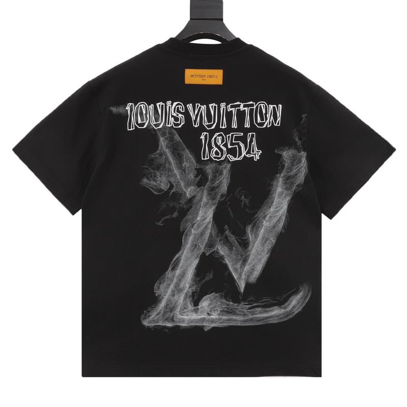designer,replica,clothing,fake,1:1,lv,luxury,high quality L* smoke logo printed short sleeves (C8FE) designer,replica,clothing,fake,1:1,lv,luxury,high quality L* smoke logo printed short sleeves (C8FE)