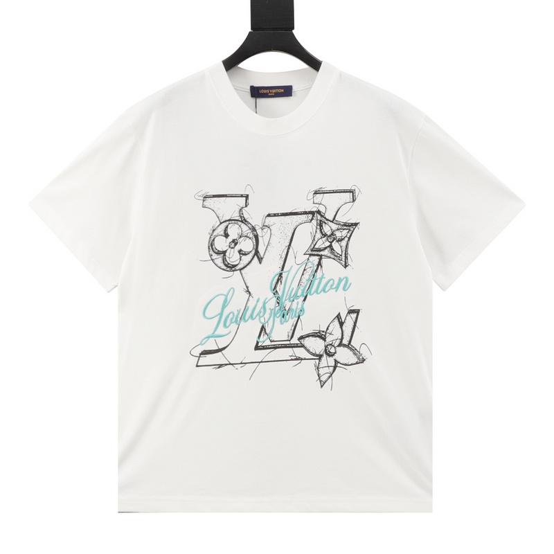designer,replica,clothing,fake,1:1,lv,luxury,high quality L* sketch printed embroidered slogan short sleeves (E7C2) designer,replica,clothing,fake,1:1,lv,luxury,high quality L* sketch printed embroidered slogan short sleeves (E7C2)