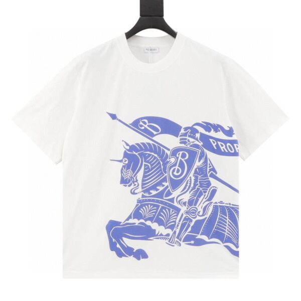 designer,replica,clothing,fake,1:1,lv,luxury,high quality Burberry foam war horse short sleeves (7E33)