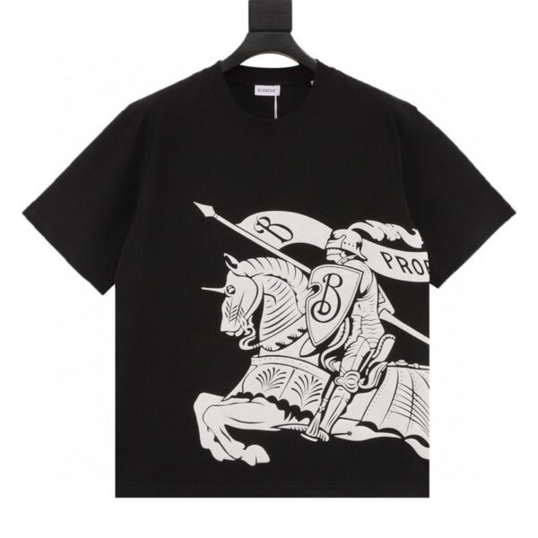 designer,replica,clothing,fake,1:1,lv,luxury,high quality Burberry foam war horse short sleeves (C275)