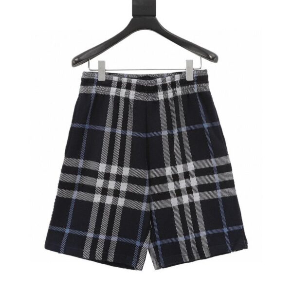 designer,replica,clothing,fake,1:1,lv,luxury,high quality Burberry plaid knitted shorts suit (81C5)