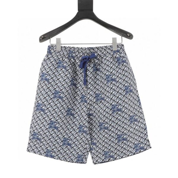 designer,replica,clothing,fake,1:1,lv,luxury,high quality Burberry all-over printed war horse shorts (ABF0)