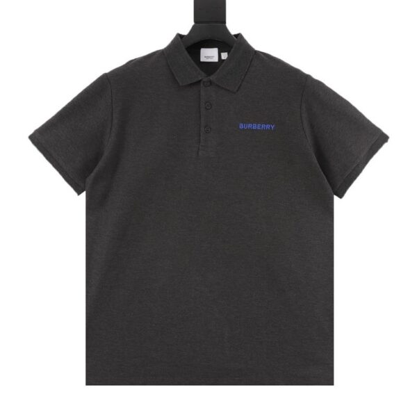 designer,replica,clothing,fake,1:1,lv,luxury,high quality Burberry vertical bar access control small embroidery short-sleeved Polo shirt (201F)