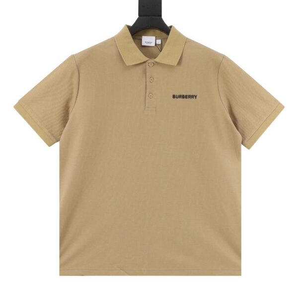 designer,replica,clothing,fake,1:1,lv,luxury,high quality Burberry vertical bar access control small embroidery short-sleeved Polo shirt (F494)