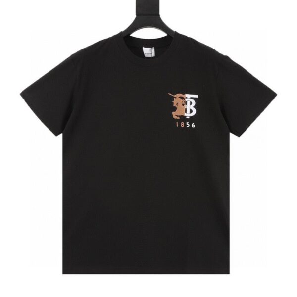 designer,replica,clothing,fake,1:1,lv,luxury,high quality Burberry classic embroidered war horse logo short sleeves (1CAF)