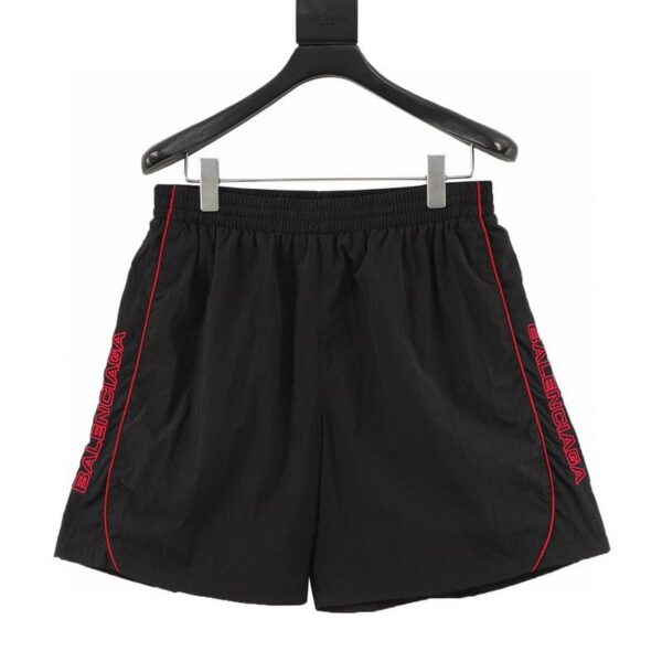 designer,replica,clothing,fake,1:1,lv,luxury,high quality Balenciaga new city series LION CLUB casual sports shorts (14B6)