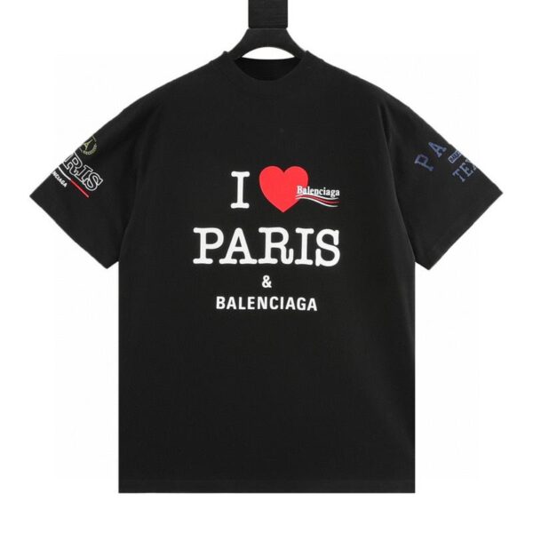 designer,replica,clothing,fake,1:1,lv,luxury,high quality Balenciaga Love Coke Print Round Neck Short Sleeve (9D85)