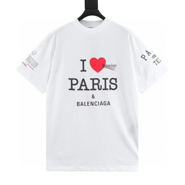 designer,replica,clothing,fake,1:1,lv,luxury,high quality Balenciaga Love Coke Print Round Neck Short Sleeve (D3DC)