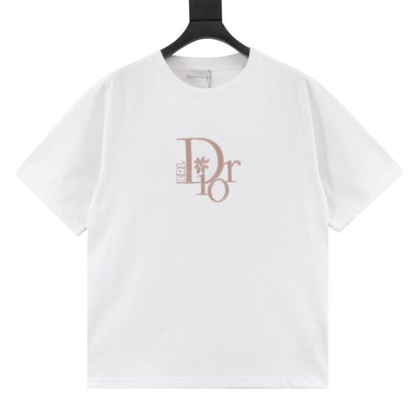 designer,replica,clothing,fake,1:1,lv,luxury,high quality Dior Dior by ERL joint embroidered short-sleeved T-shirt (AF75)